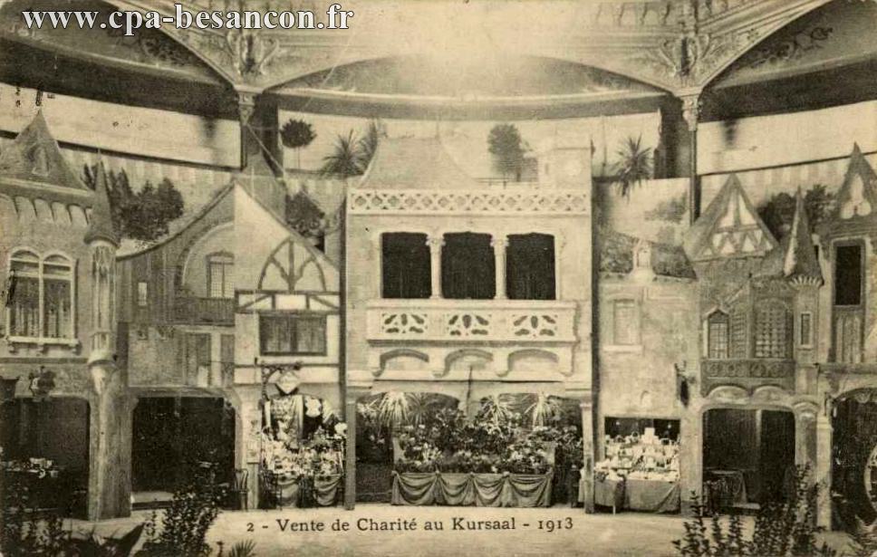 2 - Vente de Charité au Kursaal - 1913